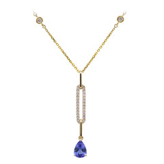 Collier en or et Tanzanite AAA (CIRARI)