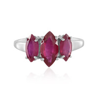 Madagascar Ruby Silver Ring (de Melo)