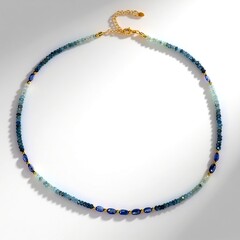 Collana in argento con Acquamarina Santa Maria