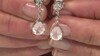 Pendientes en plata con Cuarzo rosa