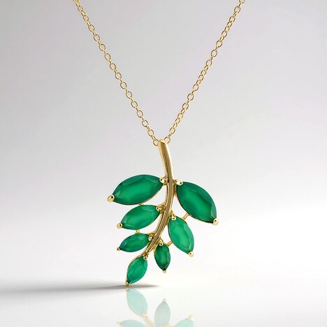 Collana in argento con Agata