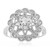 Anillo en plata con Topacio blanco
