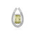 Lemon Quartz Silver Pendant
