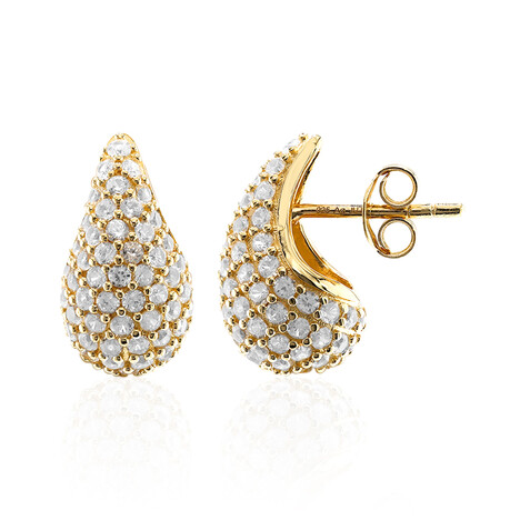 Zircon Silver Earrings (M de Luca)