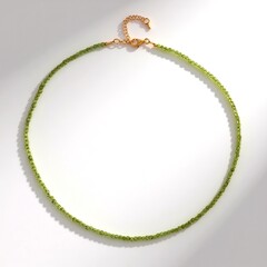 Collana in argento con Peridoto