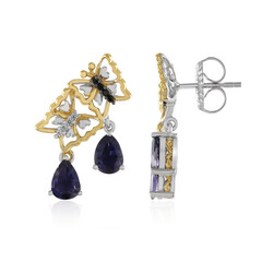 Boucles d'oreilles en argent et Iolite (Gems en Vogue)