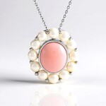 Collana in argento con Opale Rosa (de Melo Essence)