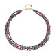 Collar en plata con Perla freshwater negra (Riya)