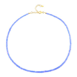 Collar en plata con Ópalo azul de Etiopía