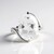 Anello in argento con Topazio Bianco