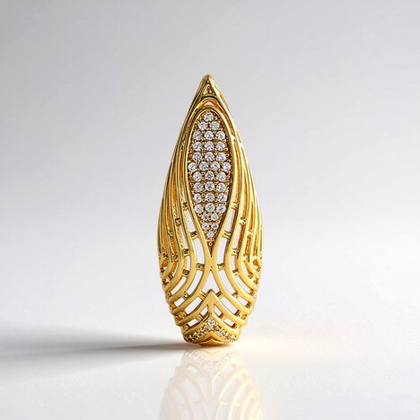 Pendentif en argent et Zircon (MONOSONO COLLECTION)