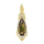 Gouden hanger met een andalusiet (de Melo)