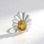 Ciondolo in argento con Zircone Giallo (SAELOCANA)