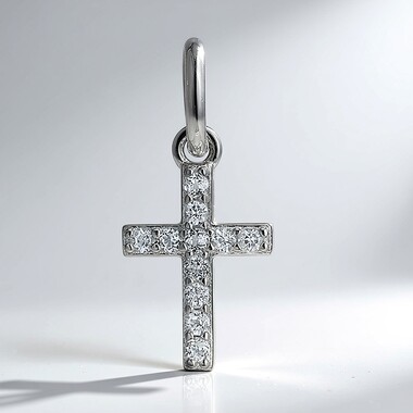 Colgante en plata con Topacio blanco