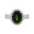 Russischer Diopsid-Silberring