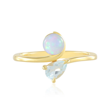 Welo-Opal-Silberring (de Melo Essence)