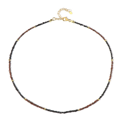 Collar en plata con Diamante negro