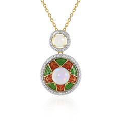 Collier en argent et Opale Welo (Adela Silber)
