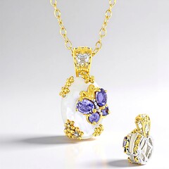 Collana in argento con Madreperla (Gems en Vogue)