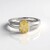 Bague en argent et Béryl jaune