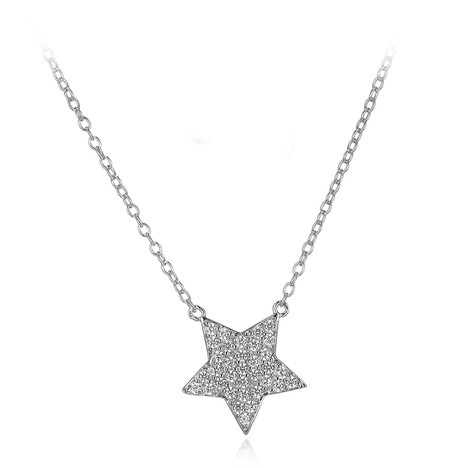 Zirkon-Silbercollier