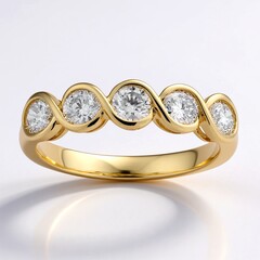 Anello in oro con Diamante SI2 (H)