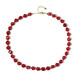 Collier en argent et Quartz rouge