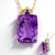 Collana in argento con Ametista (Gems en Vogue)