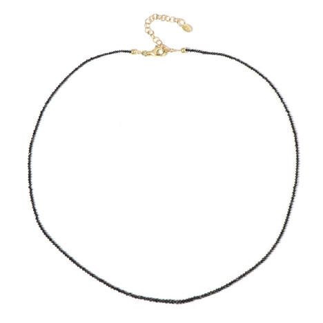 Collar en plata con Diamante negro