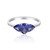 Bague en or et Tanzanite
