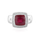 Madagascar Ruby Silver Ring (de Melo)