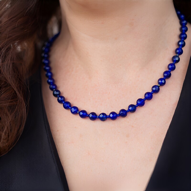 Collier en argent et Sodalite