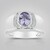 Anello in argento con Tanzanite (non riscaldata) (Remy Rotenier)