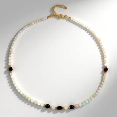 Collana in argento con Opale Mezezo