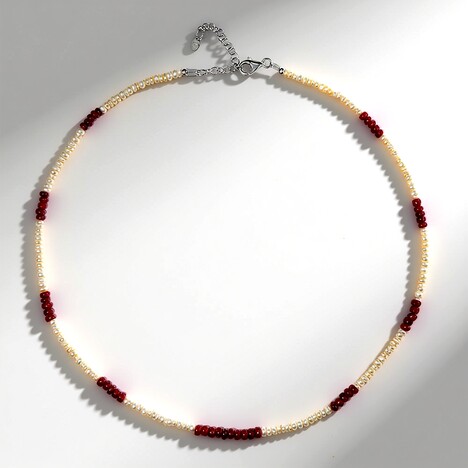 Collier en argent et Rubis