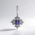 Ciondolo in argento con Tanzanite