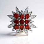 Ciondolo in argento con Rubino Tanzania (de Melo Essence)
