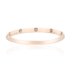 Anillo en oro con Diamante rosa de Francia de Argyle SI1
