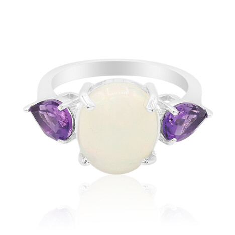 Welo Opal Silver Ring