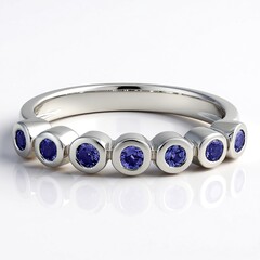 Anello in argento con Tanzanite