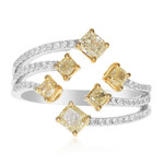 Gelber SI2 Brillant-Goldring (CIRARI)