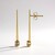 Orecchini in oro con Diamante Champagne I2 (de Melo Gold)