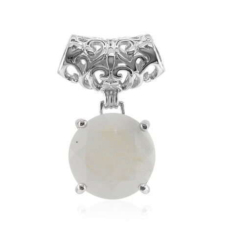 Regenbogen-Mondstein-Silberanhänger (MONOSONO COLLECTION)