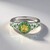 Anillo en plata con Berilo amarillo