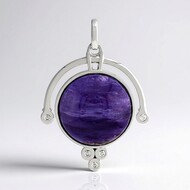 Colgante en plata con Charoita