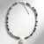 Collana in argento con Agata Bianca