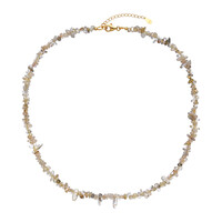 Collier en argent et Quartz rutile (Cheveux de Vénus)