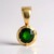 Ciondolo in oro con Diopside Russo (CUSTODANA)
