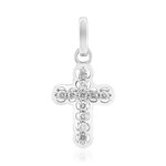 Zilveren hanger met I1 (G) Diamanten (Annette)