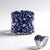 Bague en argent et Kyanite du Népal (Dallas Prince Designs)